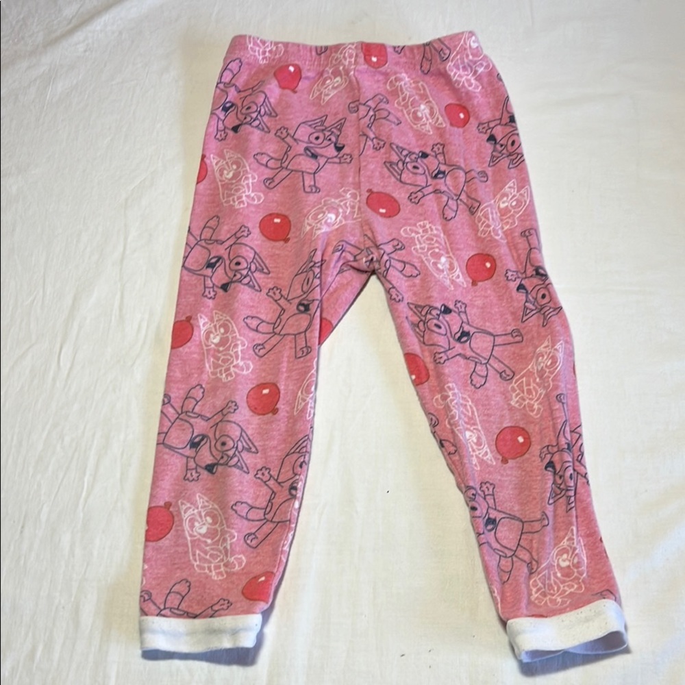 4T Bluey Pink Pajama Pants